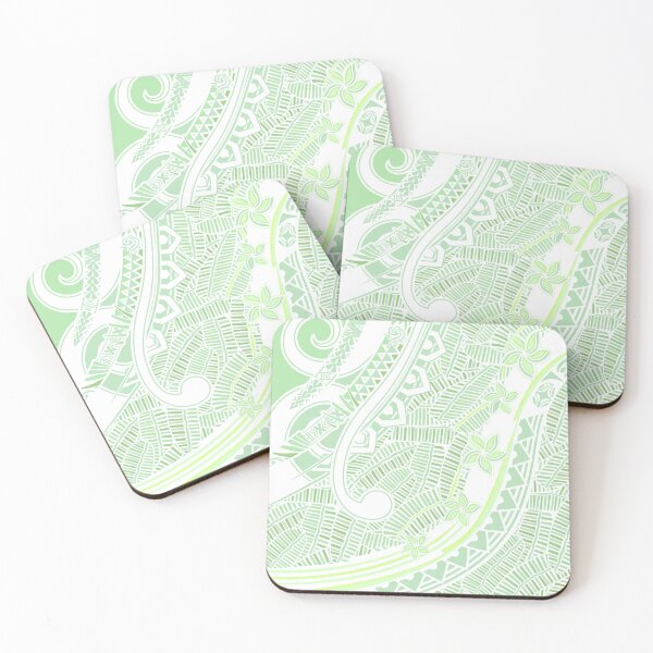 Item preview, Samoan - Polynesian - Hawaiian Ocean Spray Green Palm Blades 2054 designed and sold by sunnthreads.