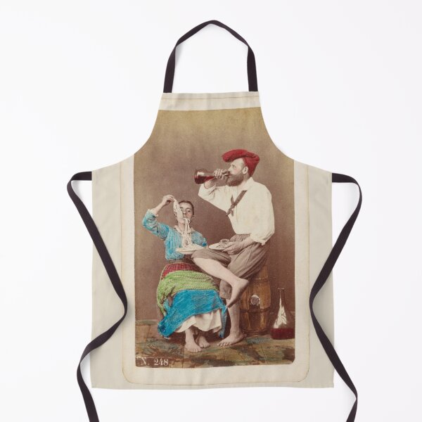 Item preview, Italian Couple Eating Spaghetti and Drinking Wine by Giorgio Conrad designed and sold by TeeARTHY.