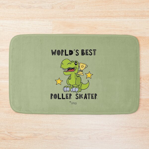 Item preview, Worlds Best Roller Skater, Skating, Funny, Humor, Dinosaur, T Rex, Tyrannosaurus, Animal, World Greatest, Dino, Sports designed and sold by iHeartDinosaurs.