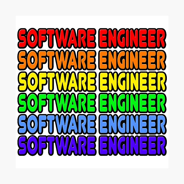 Artikel-Vorschau von Regenbogen-Software-Ingenieur, designt und verkauft von TKUP22.