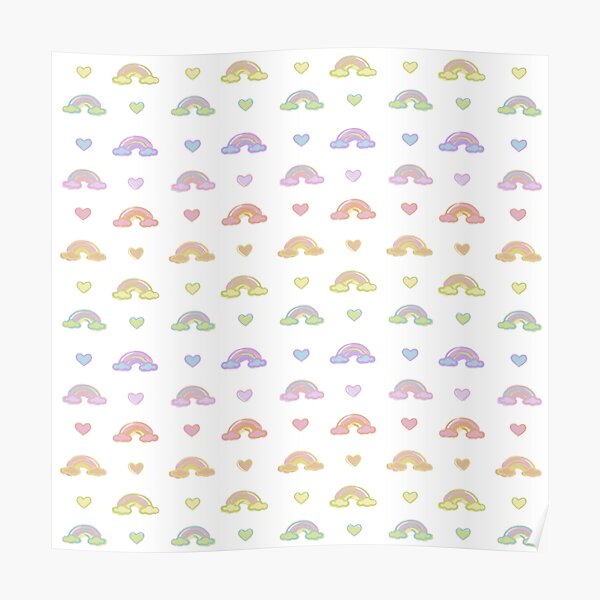 Preppy Inspired Pattern Poster