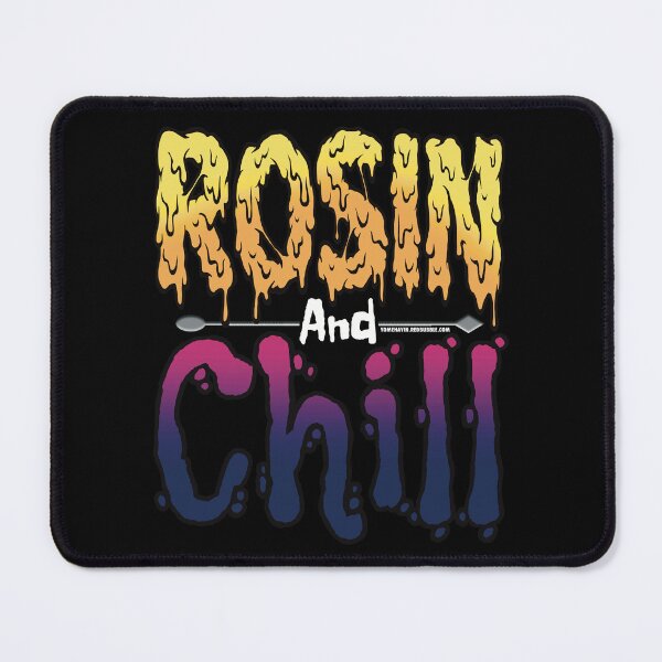 Item preview, Rosin and chill Colorful Drippy Stoner Art and Dab Tool Hot pink and Purple  designed and sold by YomeHayin.