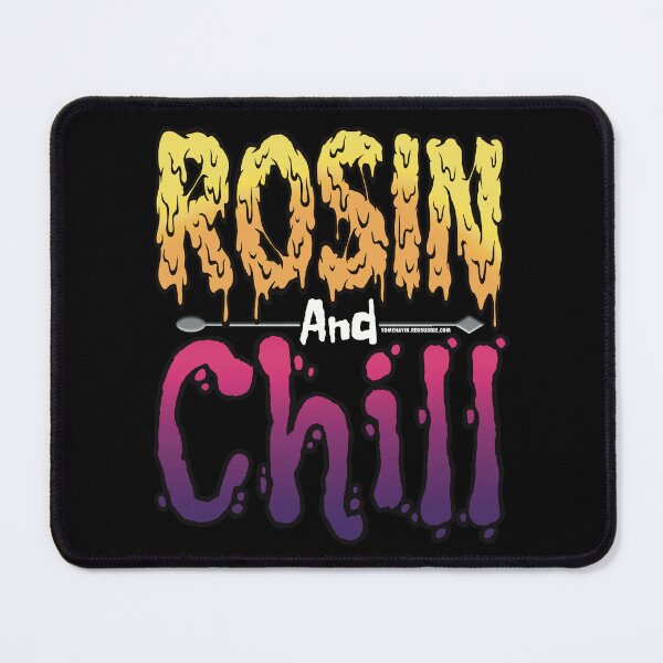 Item preview, Rosin and chill Colorful Drippy Stoner Art and Dab Tool Hot pink and Purple  designed and sold by YomeHayin.