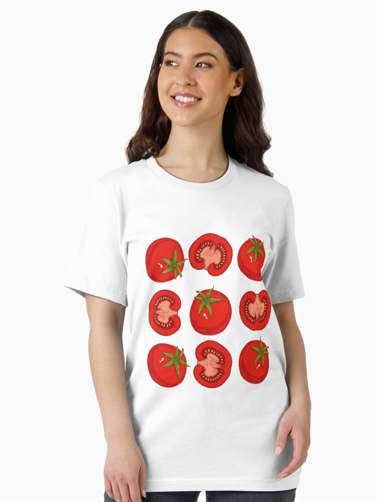 Thumbnail 2 of 7, Essential T-Shirt, Ripe Red Tomatoes designed and sold by deepfuze.