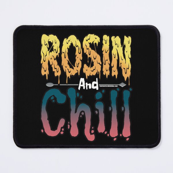 Item preview, Rosin and chill Colorful Drippy Stoner Art and Dab Tool blue and pink  designed and sold by YomeHayin.