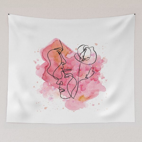 Item preview, Abstract couple illustration designed and sold by Layla Art.