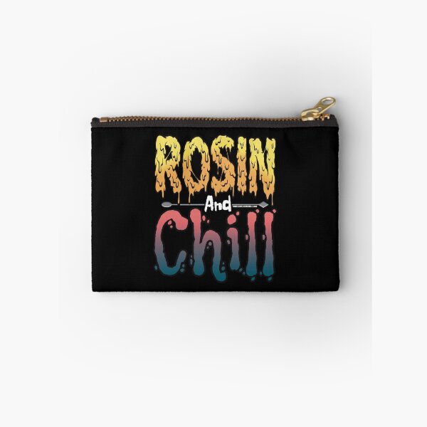Item preview, Rosin and chill Colorful Drippy Stoner Art and Dab Tool blue and pink  designed and sold by YomeHayin.