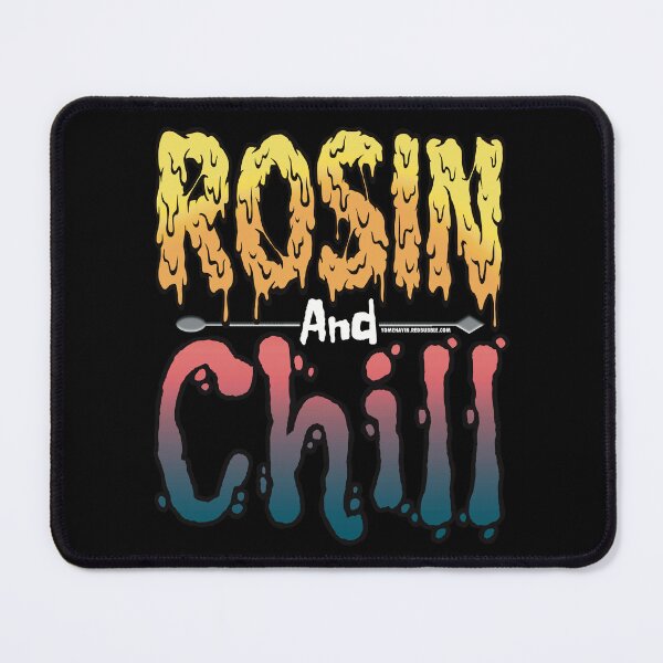 Item preview, Rosin and chill Colorful Drippy Stoner Art and Dab Tool blue and pink  designed and sold by YomeHayin.