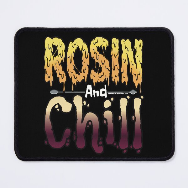 Item preview, Rosin and chill Colorful Drippy Stoner Art and Dab Tool yellow and dark red designed and sold by YomeHayin.