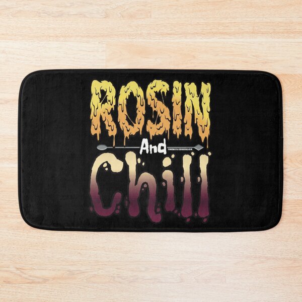Item preview, Rosin and chill Colorful Drippy Stoner Art and Dab Tool yellow and dark red designed and sold by YomeHayin.