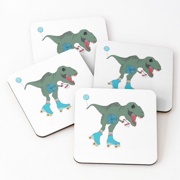 Item preview, Dinosaur Rollerblading designed and sold by Floobr01.