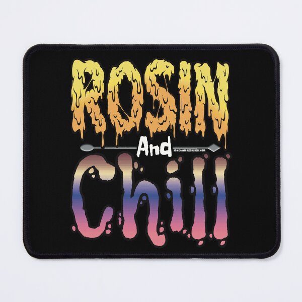 Item preview, Rosin and chill Colorful Drippy Stoner Art and Dab Tool yellow pink and purple designed and sold by YomeHayin.
