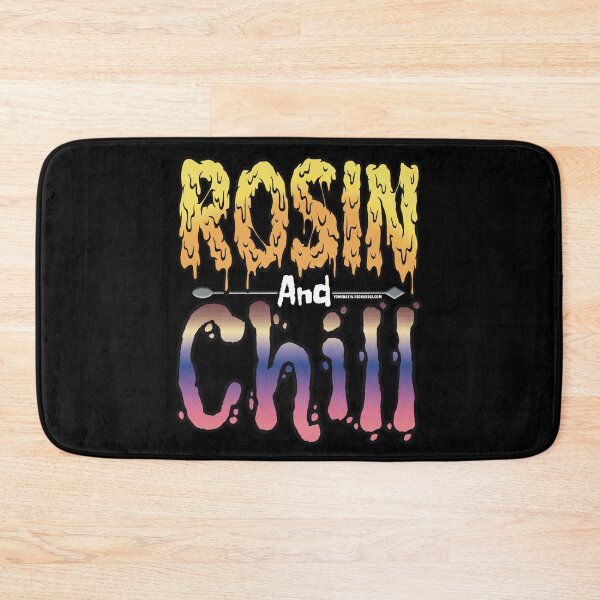 Item preview, Rosin and chill Colorful Drippy Stoner Art and Dab Tool yellow pink and purple  designed and sold by YomeHayin.