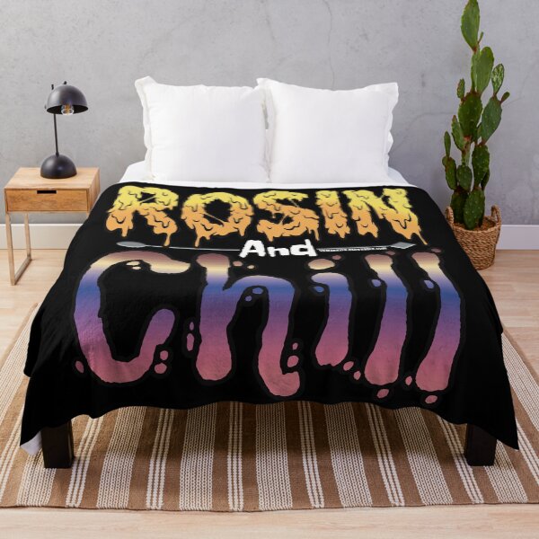Item preview, Rosin and chill Colorful Drippy Stoner Art and Dab Tool yellow pink and purple  designed and sold by YomeHayin.