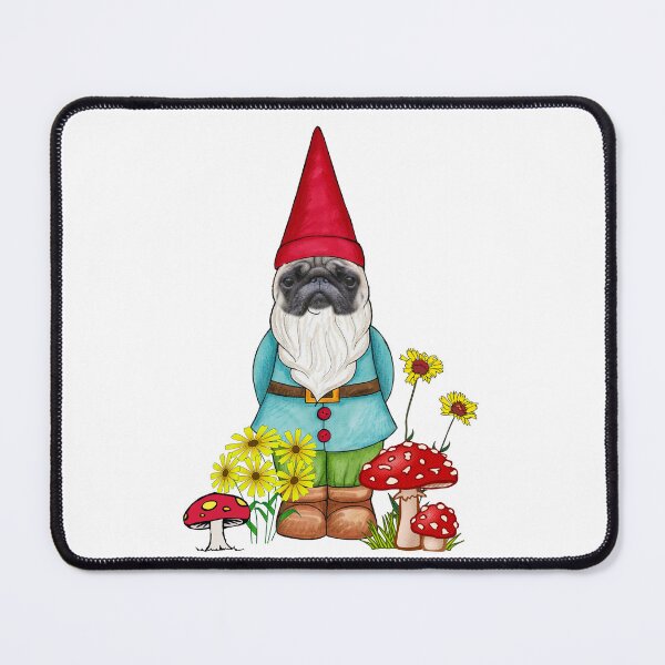Item preview, Pug Faced Garden Gnome designed and sold by iPOPit.