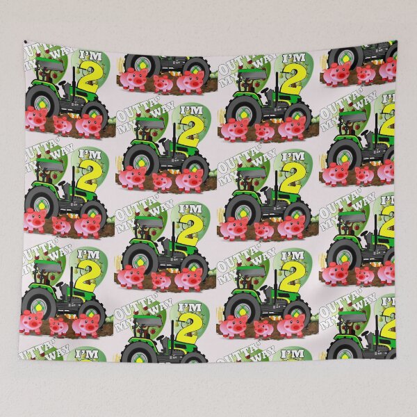 Item preview, Kids Farm Tractor 2 Year Old Birthday  designed and sold by Cute & Sassy Custom Gifting Boutiques.