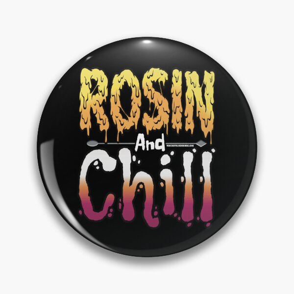 Item preview, Rosin and chill Colorful Drippy Stoner Art and Dab Tool white orange and pink designed and sold by YomeHayin.