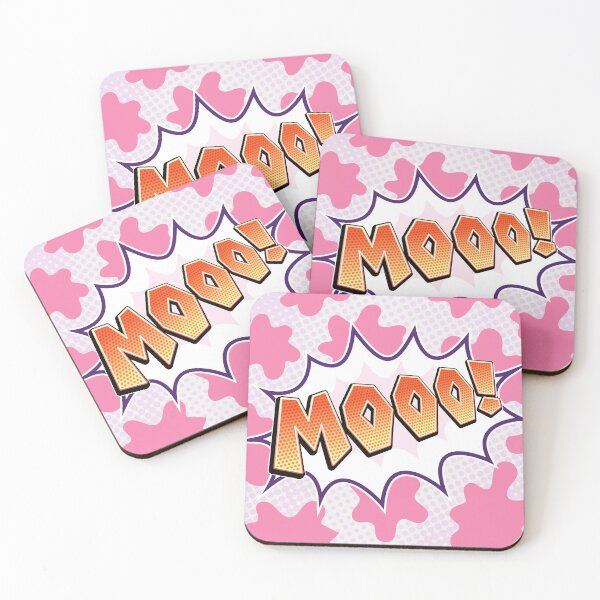 Item preview, Mooo Pink Pop Art Design designed and sold by StassyDraws.