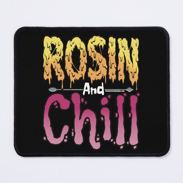 Item preview, Rosin and chill Colorful Drippy Stoner Art and Dab Tool pink designed and sold by YomeHayin.