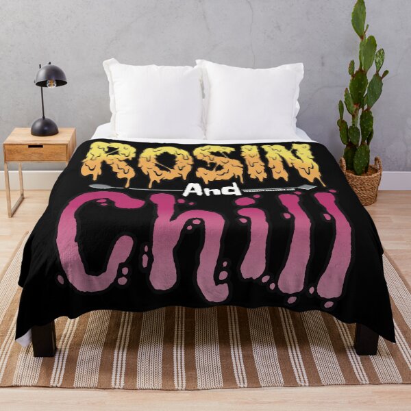 Item preview, Rosin and chill Colorful Drippy Stoner Art and Dab Tool pink designed and sold by YomeHayin.