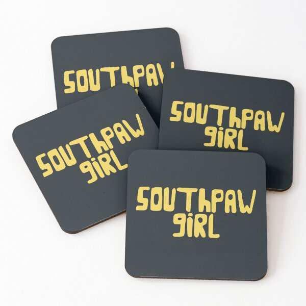 Item preview, Southpaw Girl - Yellow Text designed and sold by Chubuter.