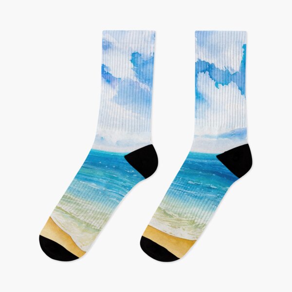 Item preview, Bright Blue Calm Ocean Shore designed and sold by TeeBeesDesign.