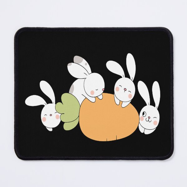 Item preview,  Naughty Cute Bunnies Playing with Carrot - Carrot and Bunnies designed and sold by FastHub.