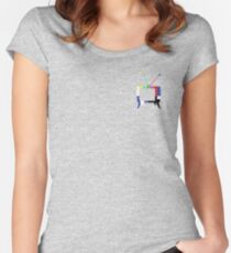 Color Bar TV Women's Fitted Scoop T-Shirt