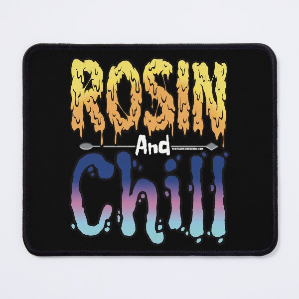 Item preview, Rosin and chill Colorful Drippy Stoner Art and Dab Tool blue and pink  designed and sold by YomeHayin.