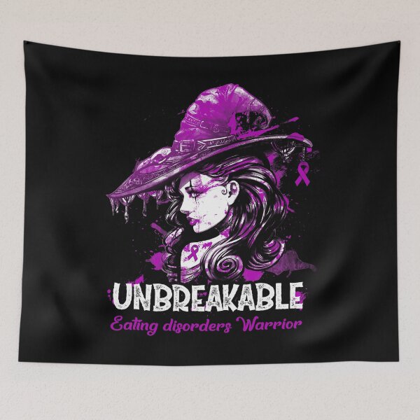 Item preview, Halloween Eating Disorders Warrior Unbreakable designed and sold by tenjun16.