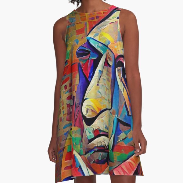 Item preview, Modern Art Cubist Style Abstract Art designed and sold by CattlettArt.