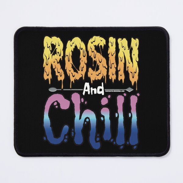 Item preview, Rosin and chill Colorful Drippy Stoner Art and Dab Tool pink and blue  designed and sold by YomeHayin.