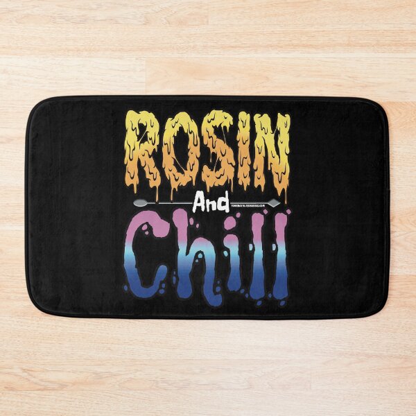 Item preview, Rosin and chill Colorful Drippy Stoner Art and Dab Tool pink and blue  designed and sold by YomeHayin.