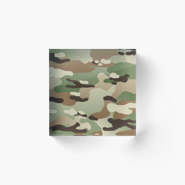 U.S. Military: New Camouflage Pattern Acrylic Block
