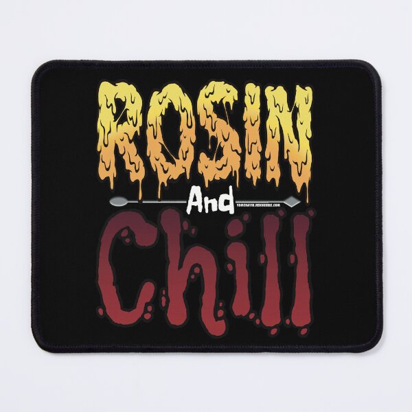 Item preview, Rosin and chill Colorful Drippy Stoner Art and Dab Tool dark red designed and sold by YomeHayin.