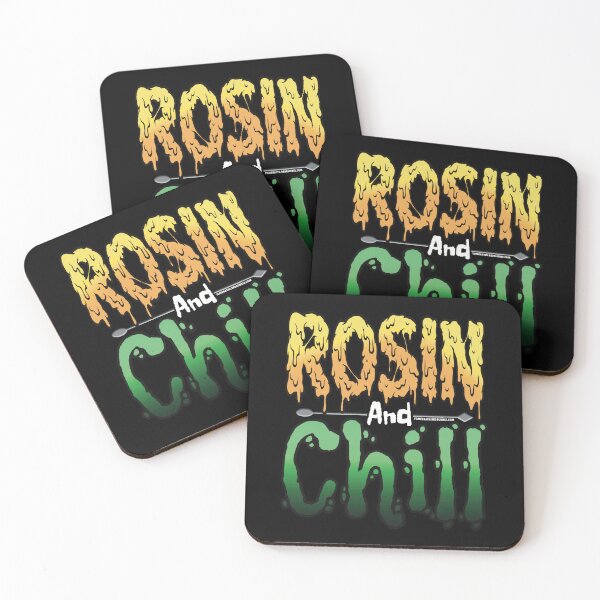 Item preview, Rosin and chill Colorful Drippy Stoner Art and Dab Tool green designed and sold by YomeHayin.