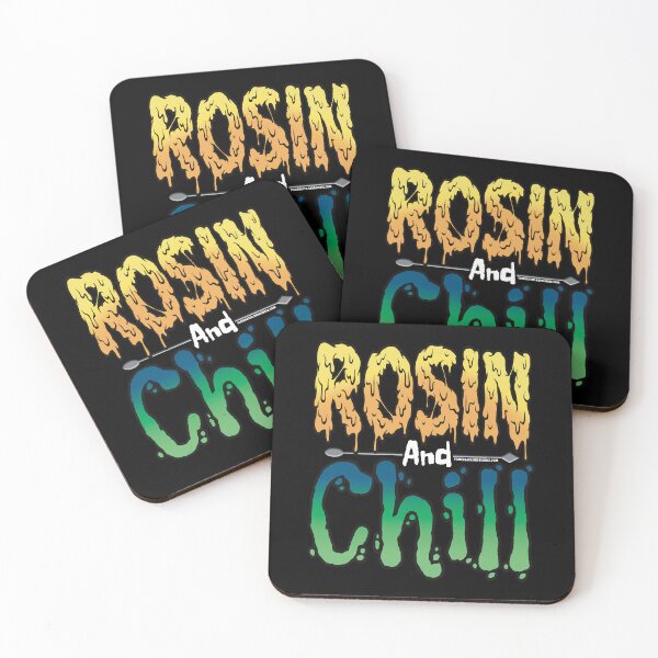 Item preview, Rosin and chill Colorful Drippy Stoner Art and Dab Tool blue and green designed and sold by YomeHayin.