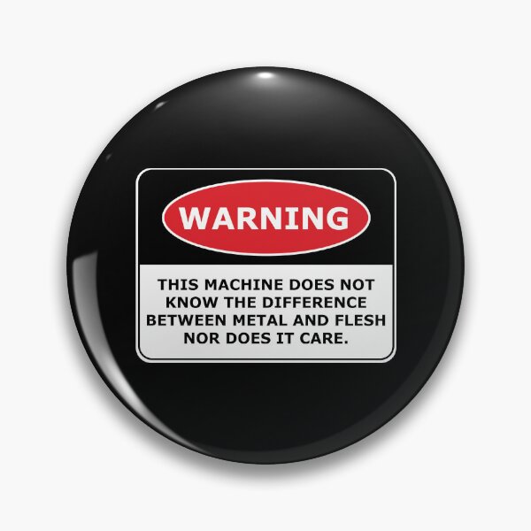 Item preview, Warning Label - Difference between Metal and Flesh designed and sold by DapperZombee.