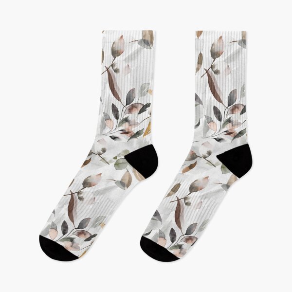 Item preview, Watercolor Colorful Leaves Neutral designed and sold by ninoladesign.