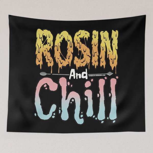 Item preview, Rosin and chill Colorful Drippy Stoner Art and Dab Tool cotton candy designed and sold by YomeHayin.
