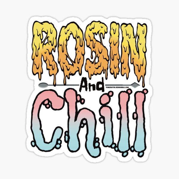Item preview, Rosin and chill Colorful Drippy Stoner Art and Dab Tool cotton candy designed and sold by YomeHayin.