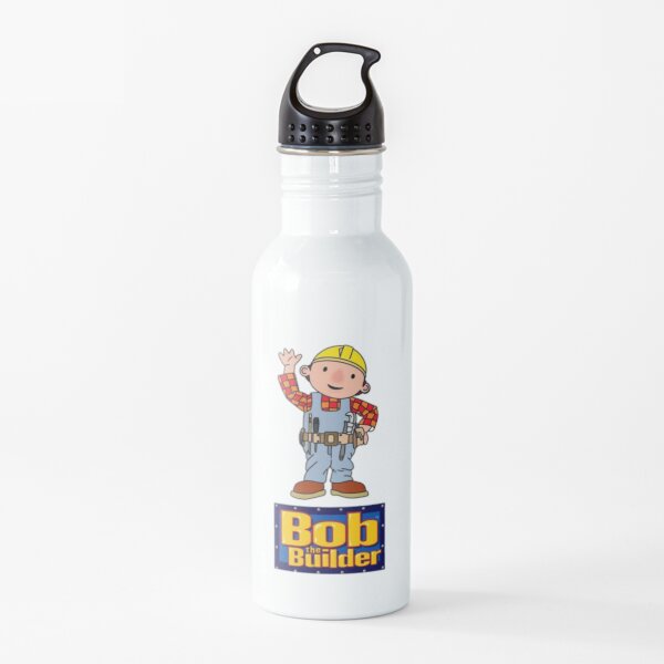 Back to School Bob the Builder Pop Up water Bottle for Kids Children New 