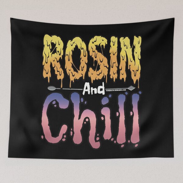 Item preview, Rosin and chill Colorful Drippy Stoner Art and Dab Tool purple and pink designed and sold by YomeHayin.