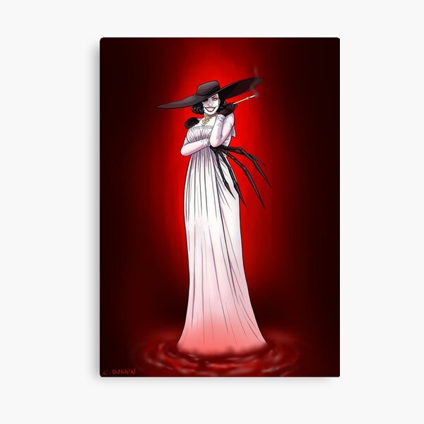 The Lady Alcina Dimitrescu" Art Print for Sale by CarysBowenArt | Redbubble