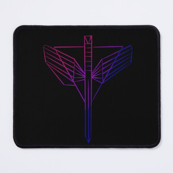 Item preview, Wynonna Earp Bisexual Flag Shield Symbol, LGBTQ (Black Background) designed and sold by brownie2109.