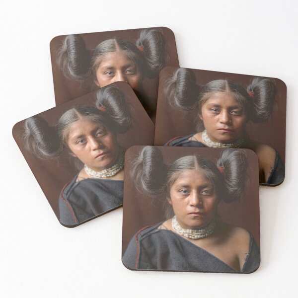 Item preview, A Tewa girl, photographed by Edward S. Curtis in ca. 1906 designed and sold by Sanna Dullaway.