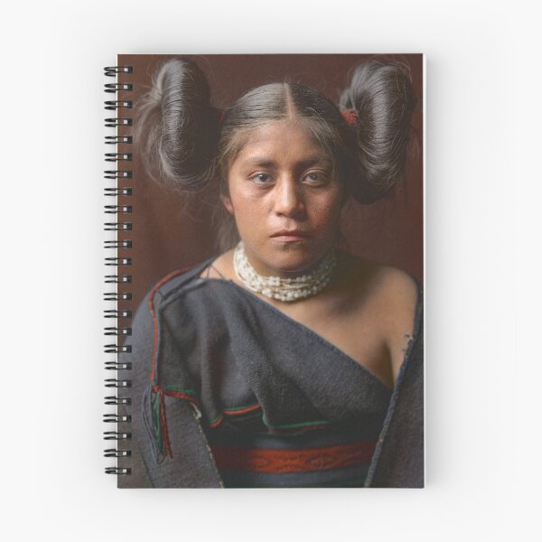 Item preview, A Tewa girl, photographed by Edward S. Curtis in ca. 1906 designed and sold by Sanna Dullaway.