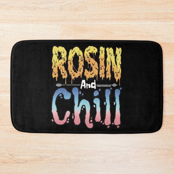 Item preview, Rosin and chill Colorful Drippy Stoner Art and Dab Tool blue and pink designed and sold by YomeHayin.