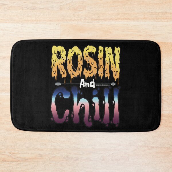Item preview, Rosin and chill Colorful Drippy Stoner Art and Dab Tool dark blue and dark red designed and sold by YomeHayin.