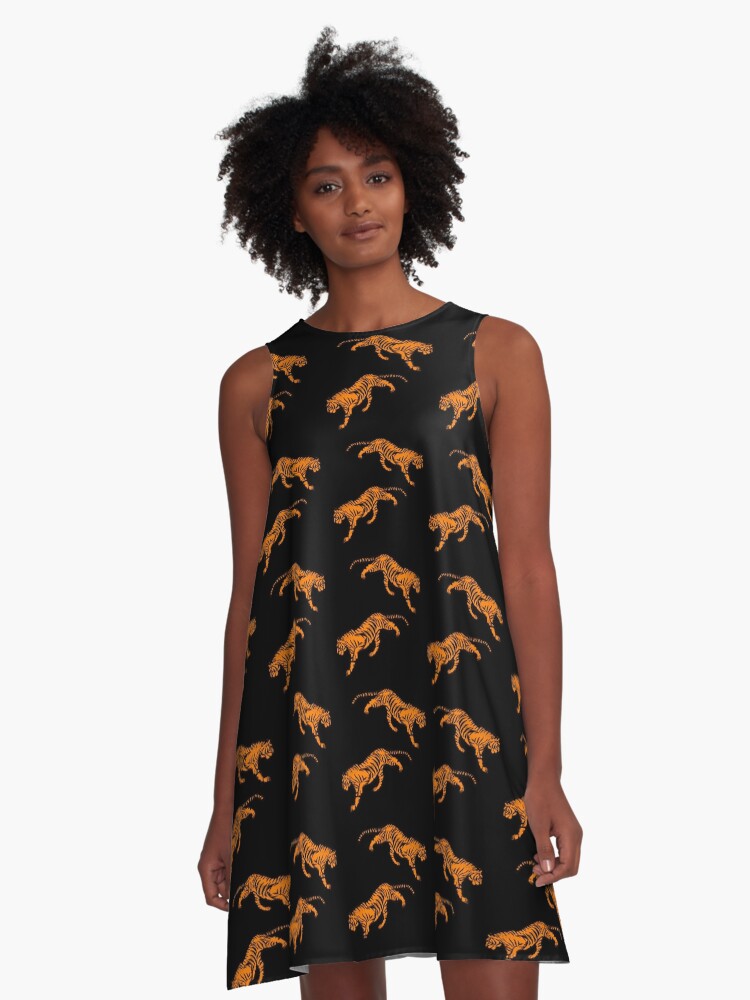 Dress with tigers on cheap it